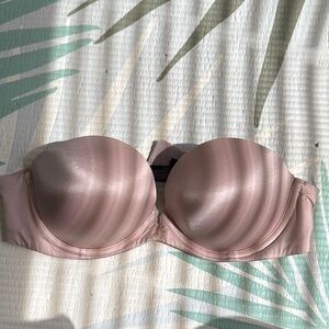 Victoria's Secret Nude Strapless Balconette Bra